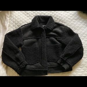 Sherpa shearling jacket